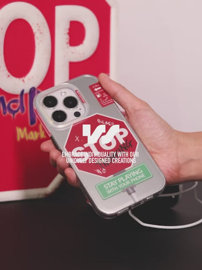 WAKCAS STOP Sign Magnetic iPhone Magsafe Case