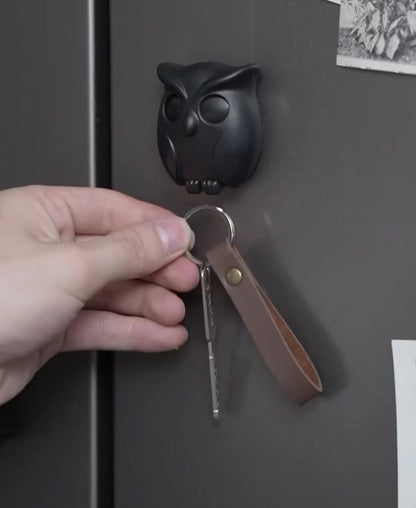 Magnetic Night Owl Key Holder