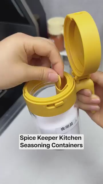 Multi-Functional Dual Dispensing Jar With Spoon