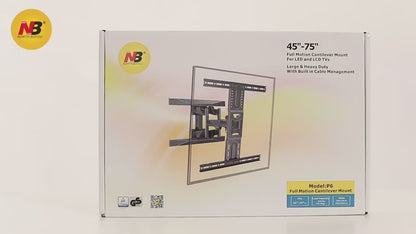 NB P6 45"-80" LED TV Wall Mount (Swivel & Tilt full motion)