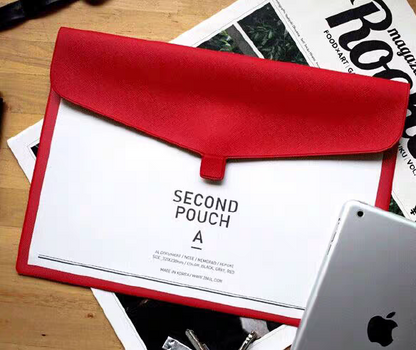 Second Pouch Document Folder (Fits A4 Documents)