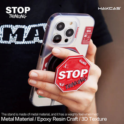 WAKCAS STOP Sign Magnetic iPhone Magsafe Case